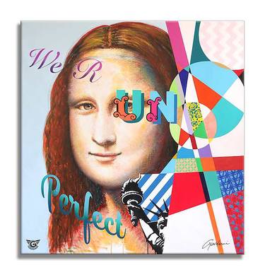 Mona Lisa-We R Un-Perfect – Original Painting on canvas thumb