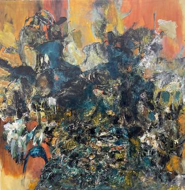 Original Abstract Expressionism Nature Painting by Michelle Gordon
