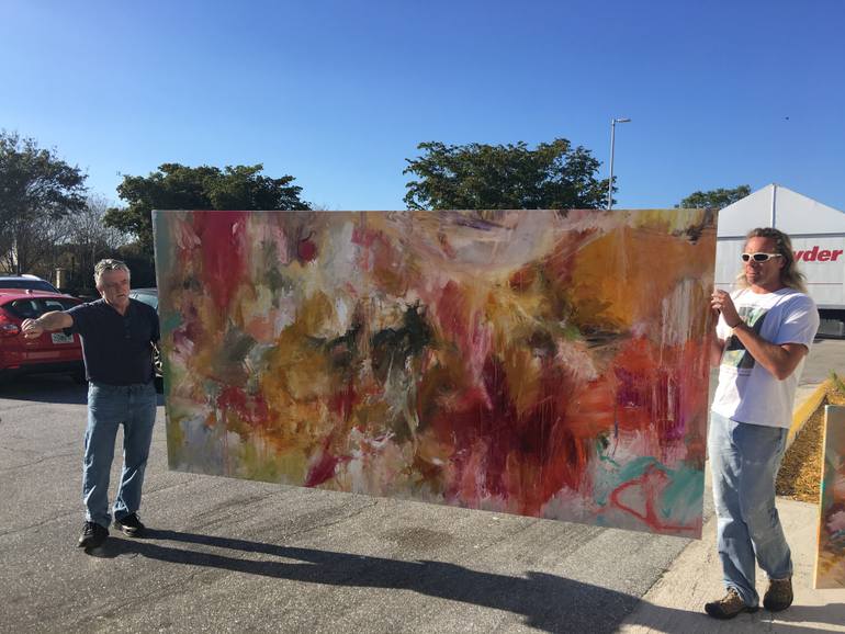 Original Abstract Expressionism Abstract Painting by Michelle Gordon