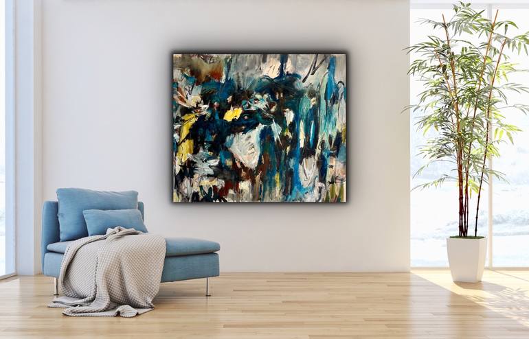 Original Abstract Expressionism Abstract Painting by Michelle Gordon