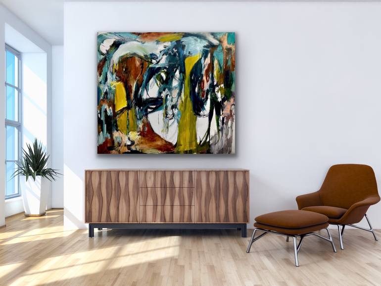Original Abstract Expressionism Abstract Painting by Michelle Gordon