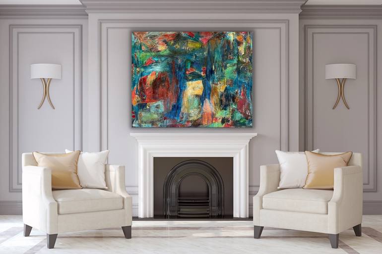 Original Abstract Expressionism Abstract Painting by Michelle Gordon