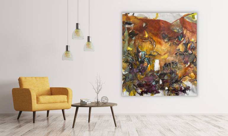 Original Abstract Expressionism Abstract Painting by Michelle Gordon