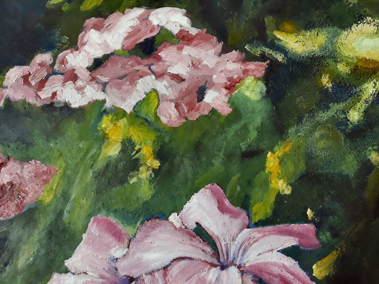 Original Floral Painting by Ester Q