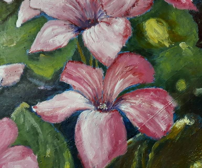 Original Floral Painting by Ester Q