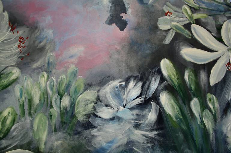 Original Floral Painting by Ester Q