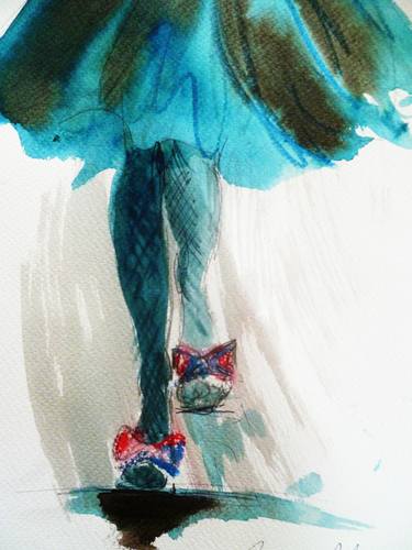 Print of Illustration Fashion Paintings by Ros Webb