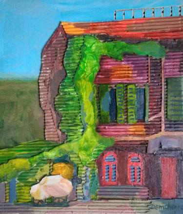 Print of Expressionism Architecture Collage by Lesya Demchenko
