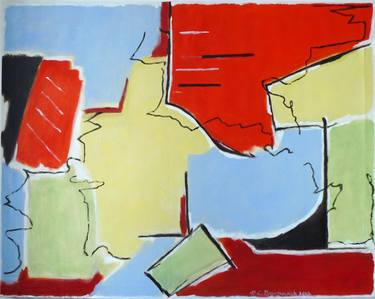 Original Abstract Paintings by Cecile Brunswick