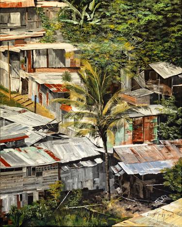 Original Realism Architecture Paintings by Shahar Klein