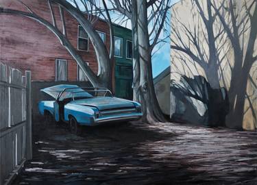 Original Fine Art Automobile Paintings by Katherine Fraser