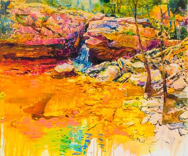 Original Expressionism Landscape Painting by Bruce Garrity