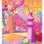 Hydrangeas and Reclining Figure by Carlson Hatton