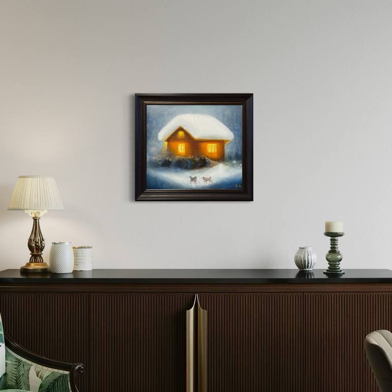 Original Classicism Landscape Painting by Besik Arbolishvili