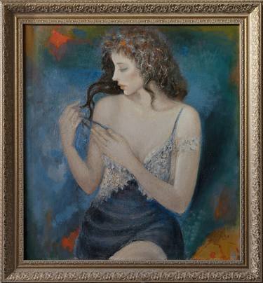 Original Figurative Nude Paintings by Besik Arbolishvili