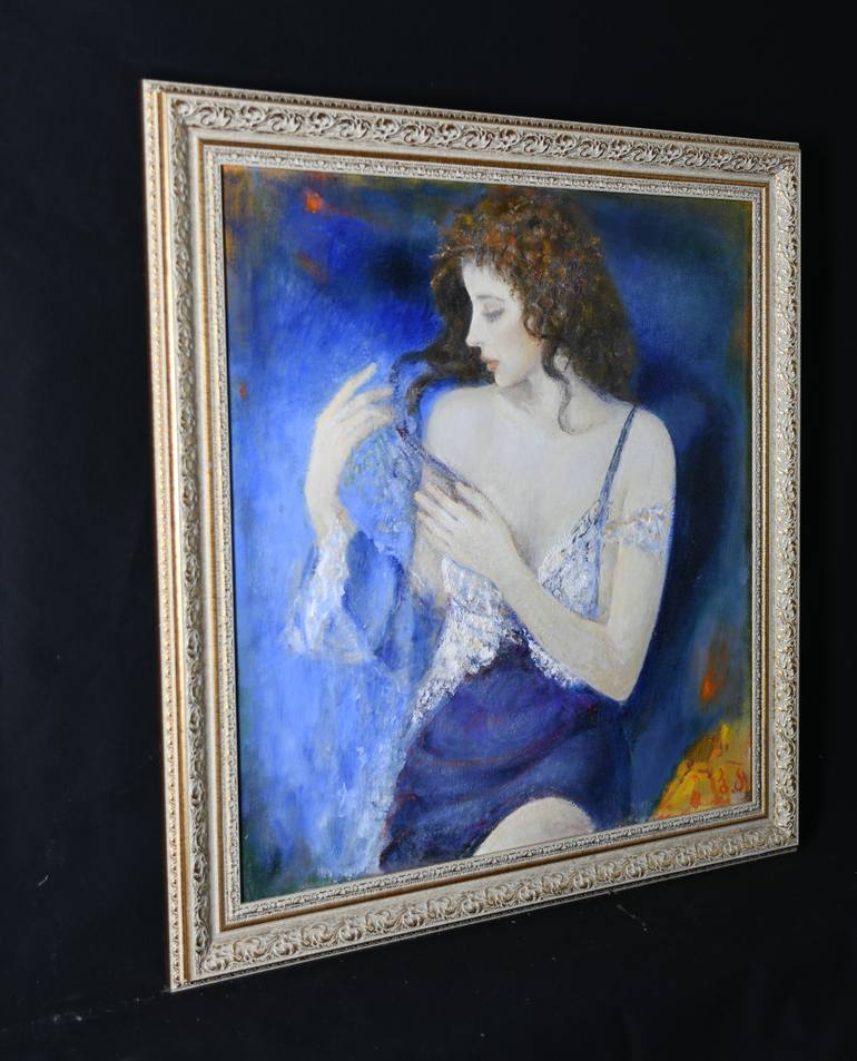 Original Classicism Nude Painting by Besik Arbolishvili