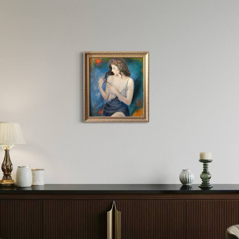 Original Classicism Nude Painting by Besik Arbolishvili