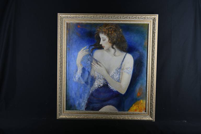 Original Classicism Nude Painting by Besik Arbolishvili