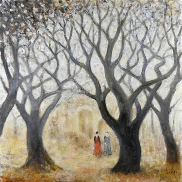 Original Abstract Fantasy Paintings by Besik Arbolishvili