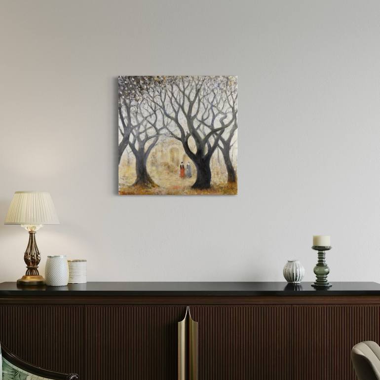 Original Abstract Fantasy Painting by Besik Arbolishvili