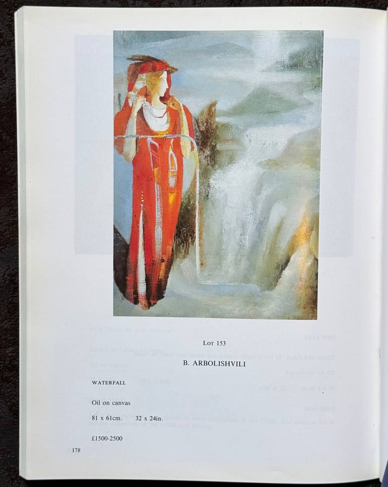 Original Abstract Fantasy Painting by Besik Arbolishvili
