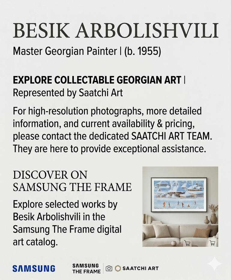 Original Classicism Nature Painting by Besik Arbolishvili