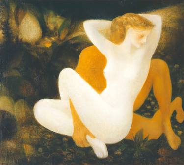 Original Abstract Nude Paintings by Besik Arbolishvili