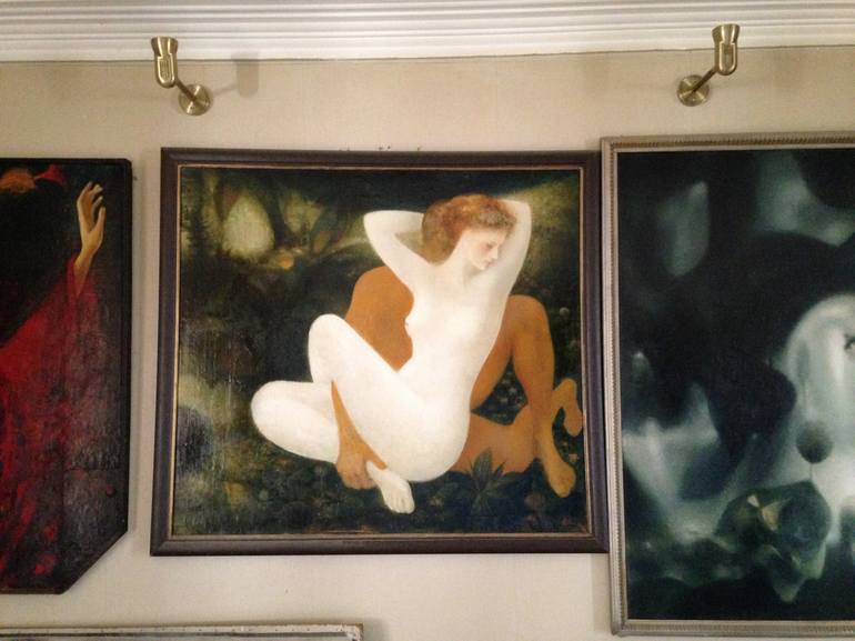 Original Abstract Nude Painting by Besik Arbolishvili