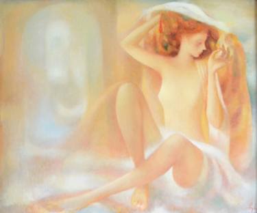Print of Figurative Nude Paintings by Besik Arbolishvili