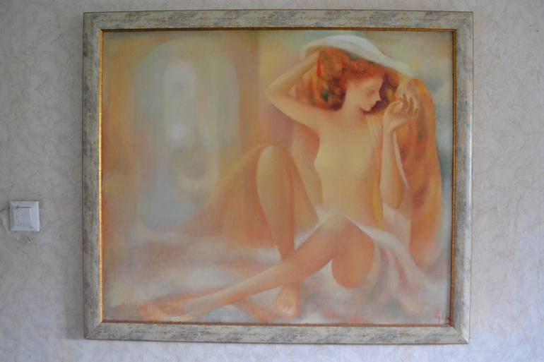 Original Figurative Nude Painting by Besik Arbolishvili