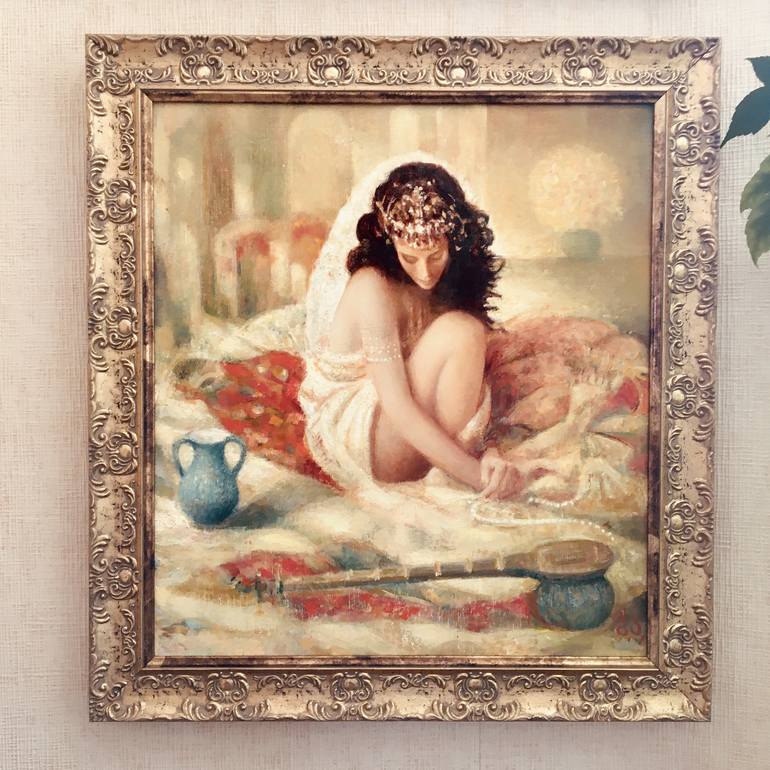 Original Conceptual Erotic Painting by Besik Arbolishvili