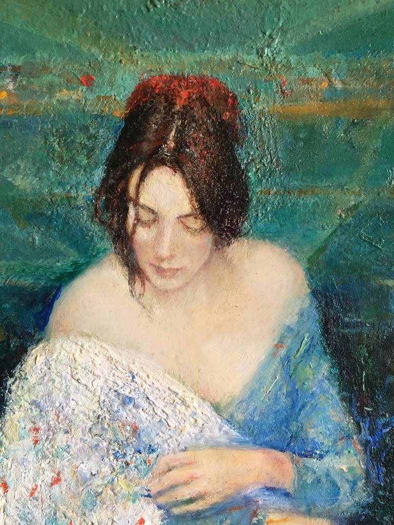 Original Women Painting by Besik Arbolishvili