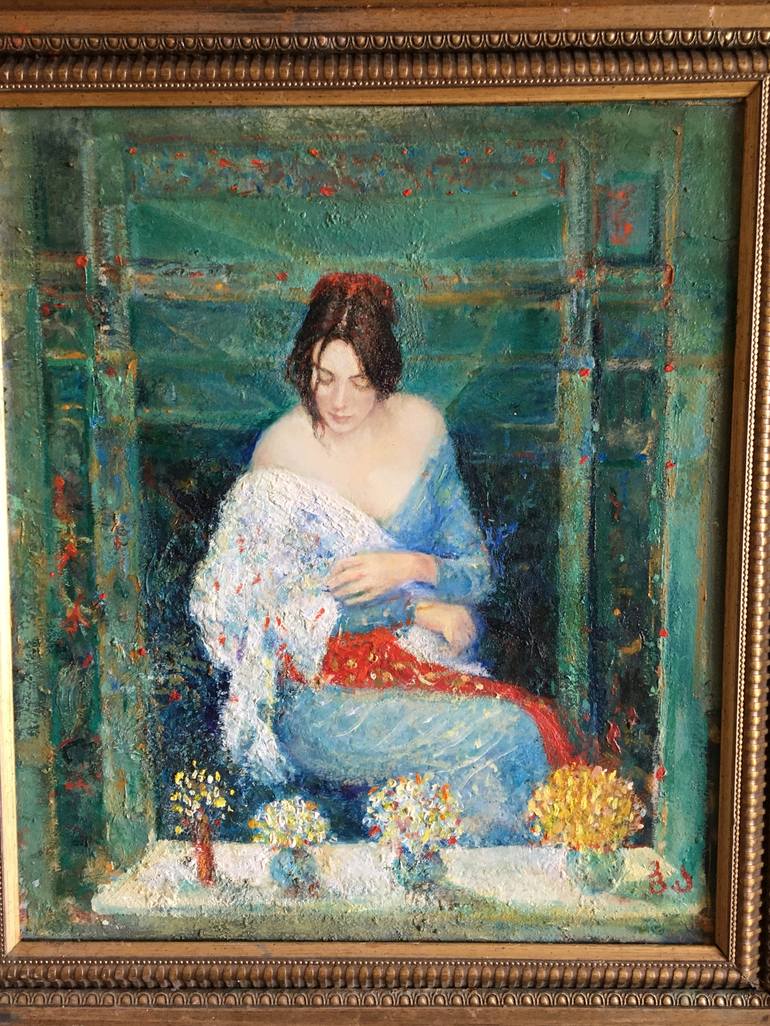 Original Women Painting by Besik Arbolishvili