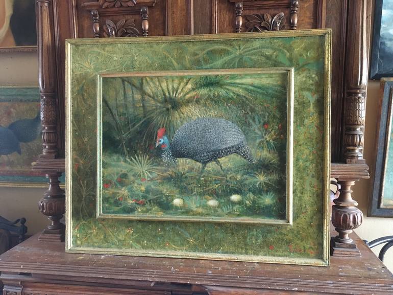 Original Art Deco Animal Painting by Besik Arbolishvili