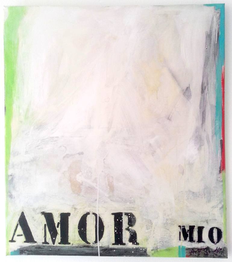 AMOR mio Painting by claudia vanessa fallis Saatchi Art