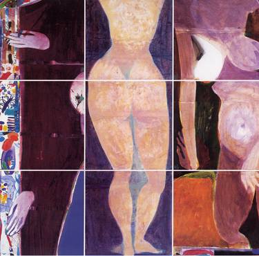 Original Nude Collage by MARCEL GROSARU