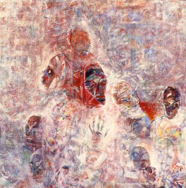 Original Expressionism People Paintings by MARCEL GROSARU