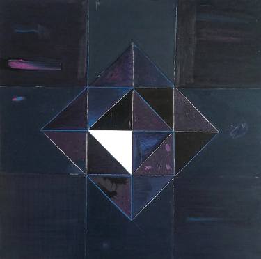 Original Geometric Paintings by MARCEL GROSARU