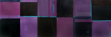 Original Abstract Expressionism Geometric Paintings by MARCEL GROSARU