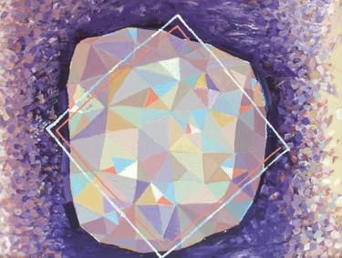 Original Geometric Paintings by MARCEL GROSARU