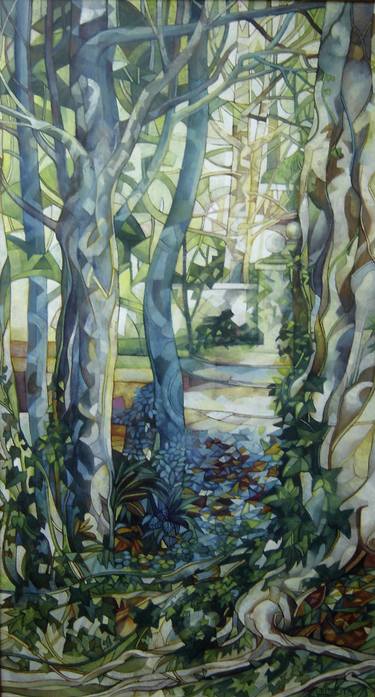 Print of Figurative Garden Paintings by Elisabetta Trevisan