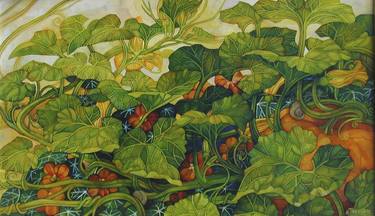 Original Figurative Botanic Paintings by Elisabetta Trevisan