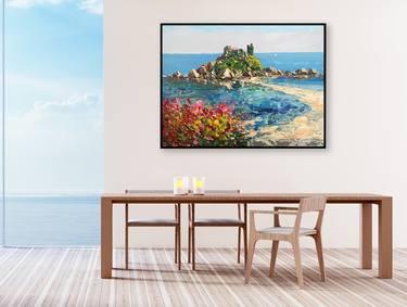 Original Impressionism Seascape Paintings by Agostino Veroni