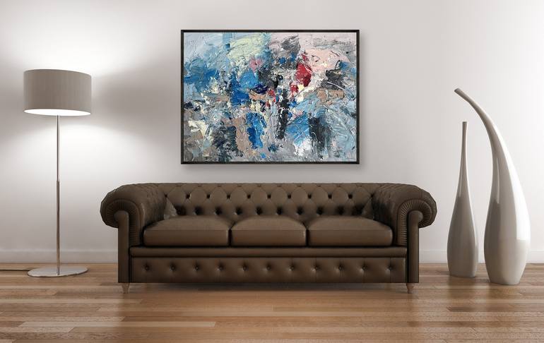 Original Modernism Abstract Paintings by Agostino Veroni