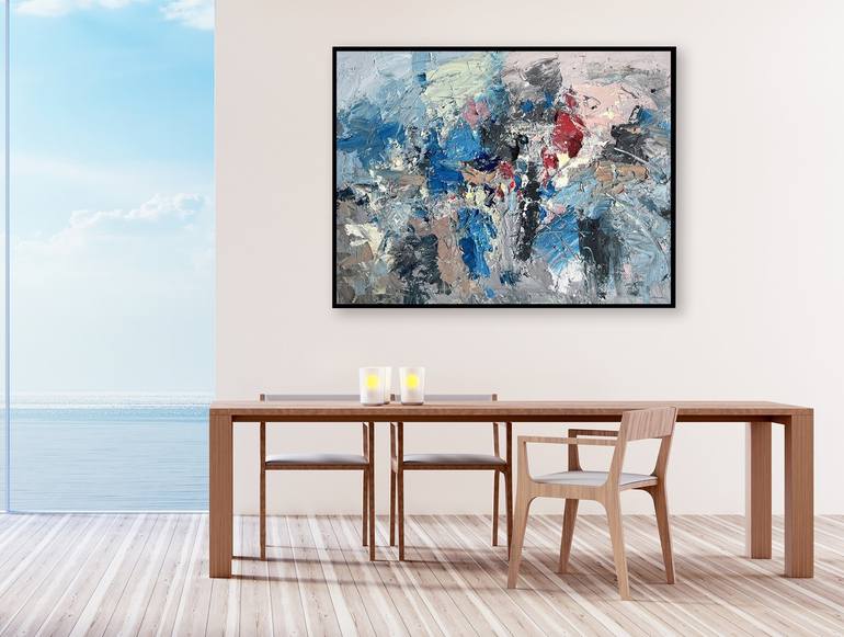 Original Abstract Painting by Agostino Veroni