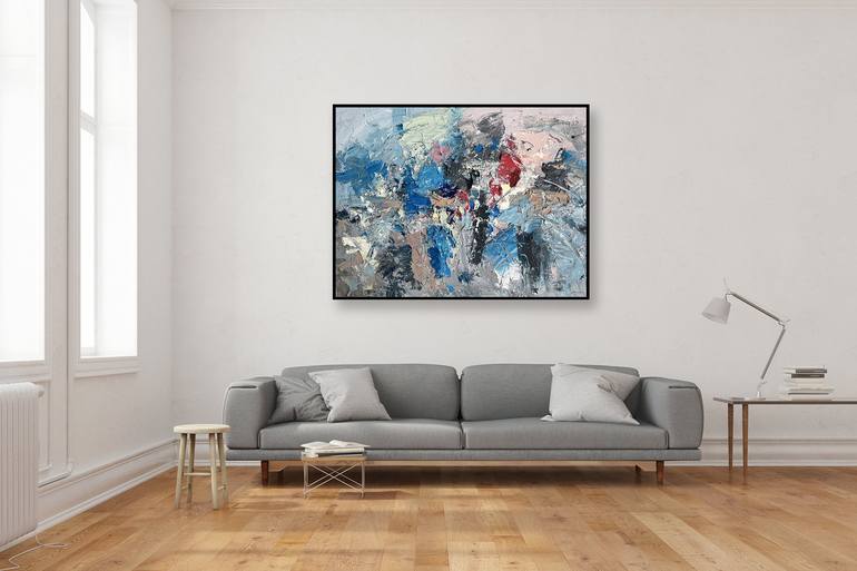 Original Abstract Painting by Agostino Veroni