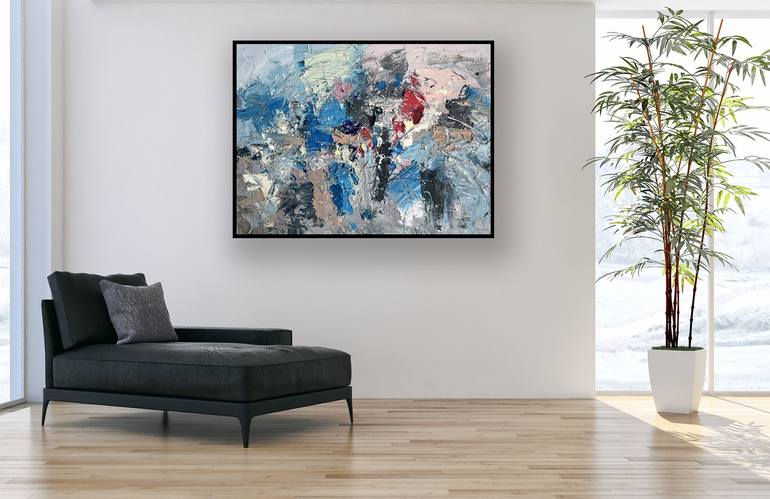 Original Abstract Painting by Agostino Veroni