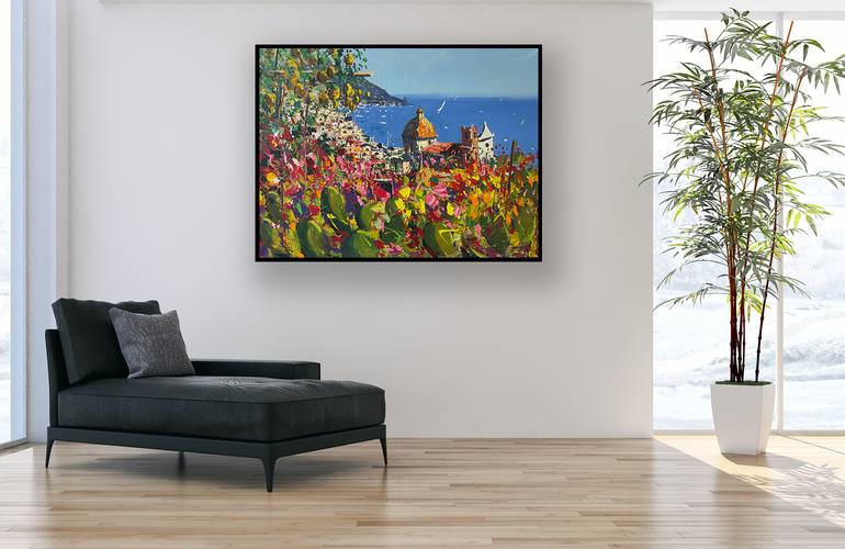 Original Impressionism Landscape Painting by Agostino Veroni