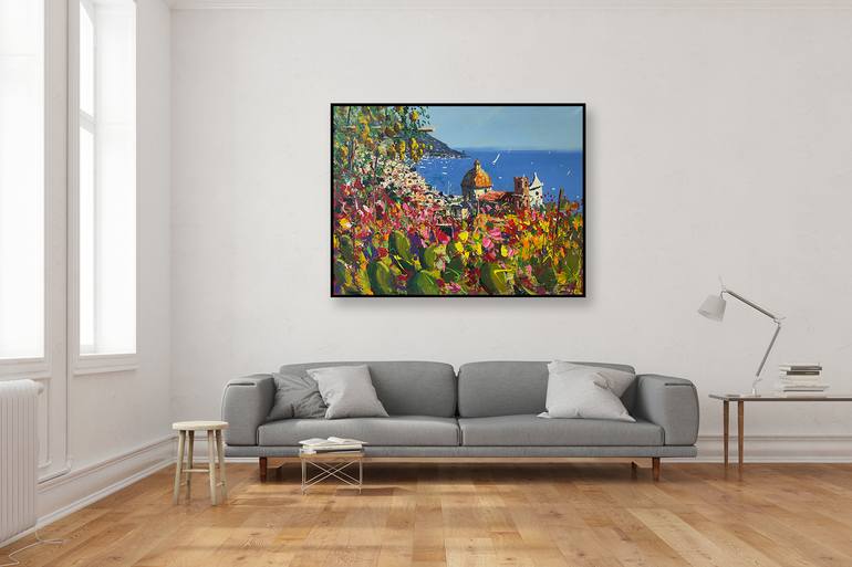 Original Impressionism Landscape Painting by Agostino Veroni