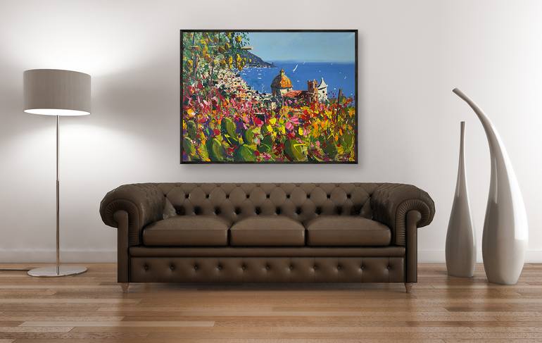 Original Impressionism Landscape Painting by Agostino Veroni